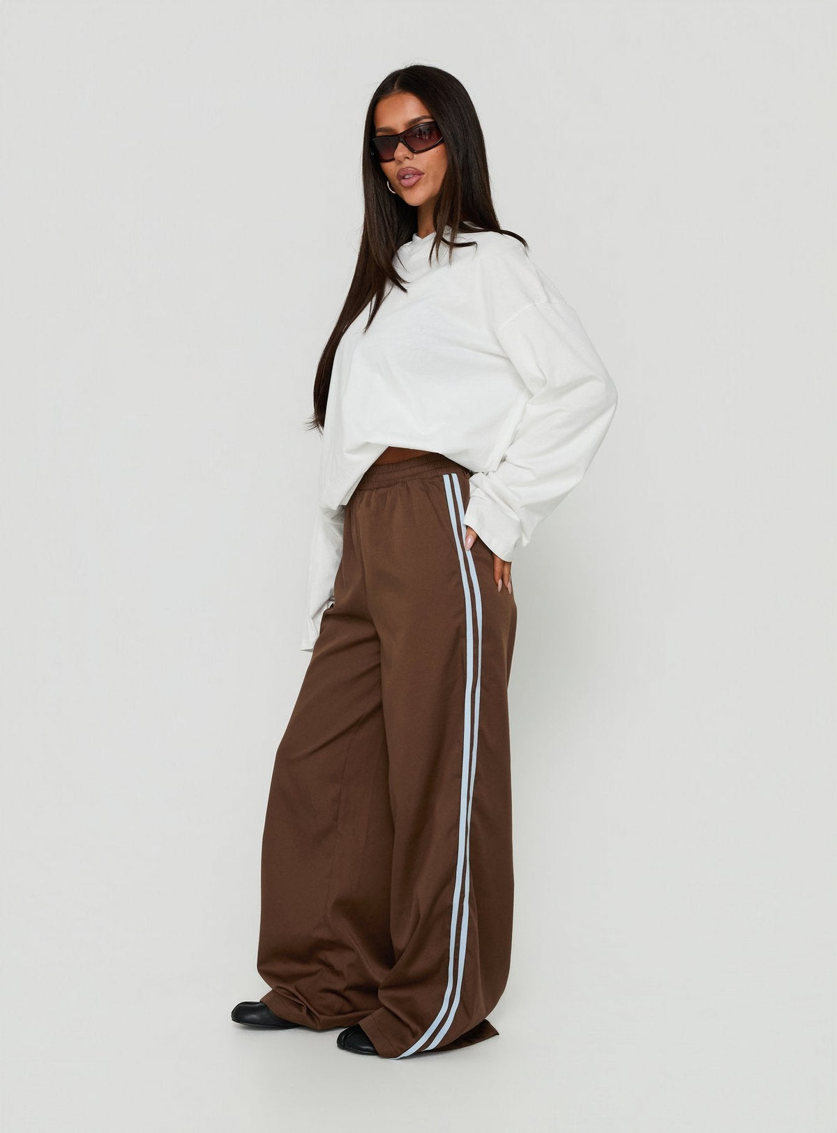 Fielder Sweatpants Brown / Blue