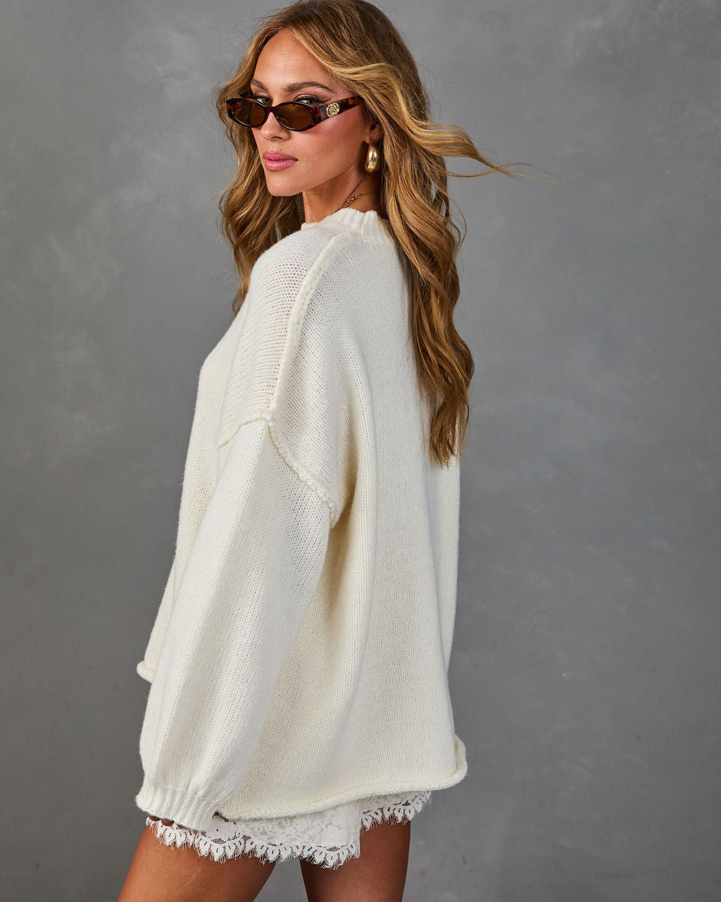 Cuddly Charm Knit Sweater