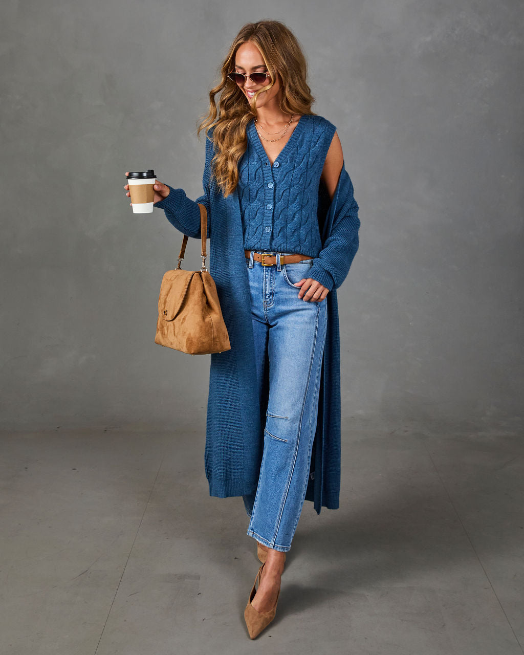 Soft Sunday Knit Longline Cardigan