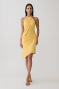 Yuna Draped Hardware Midi Dress - Mango