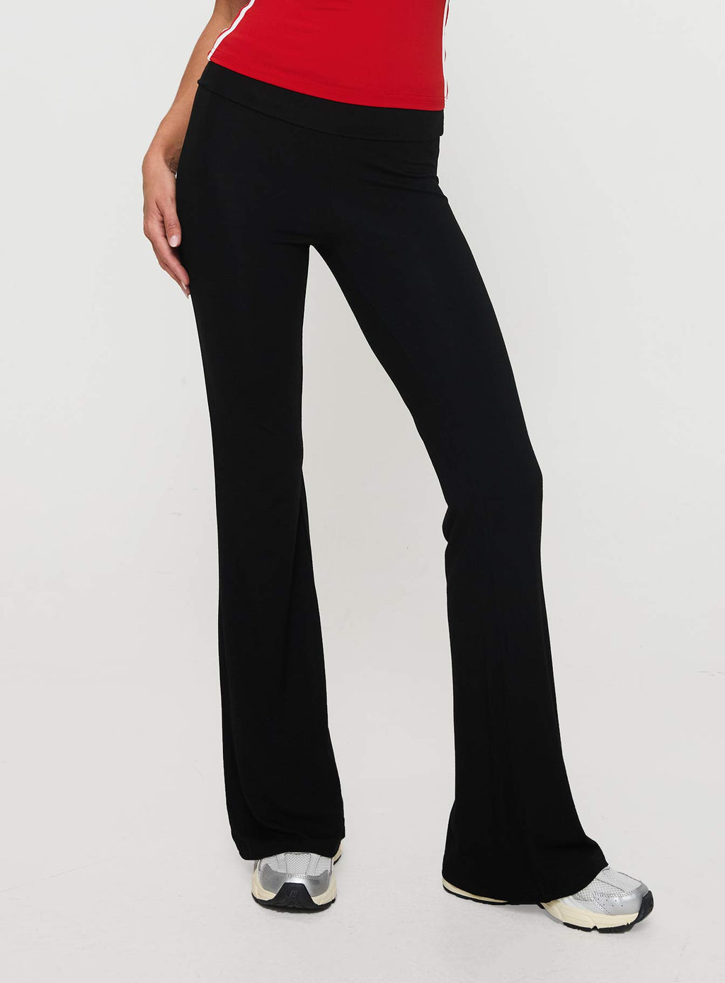 Cherize Ribbon Stitch Pant Black