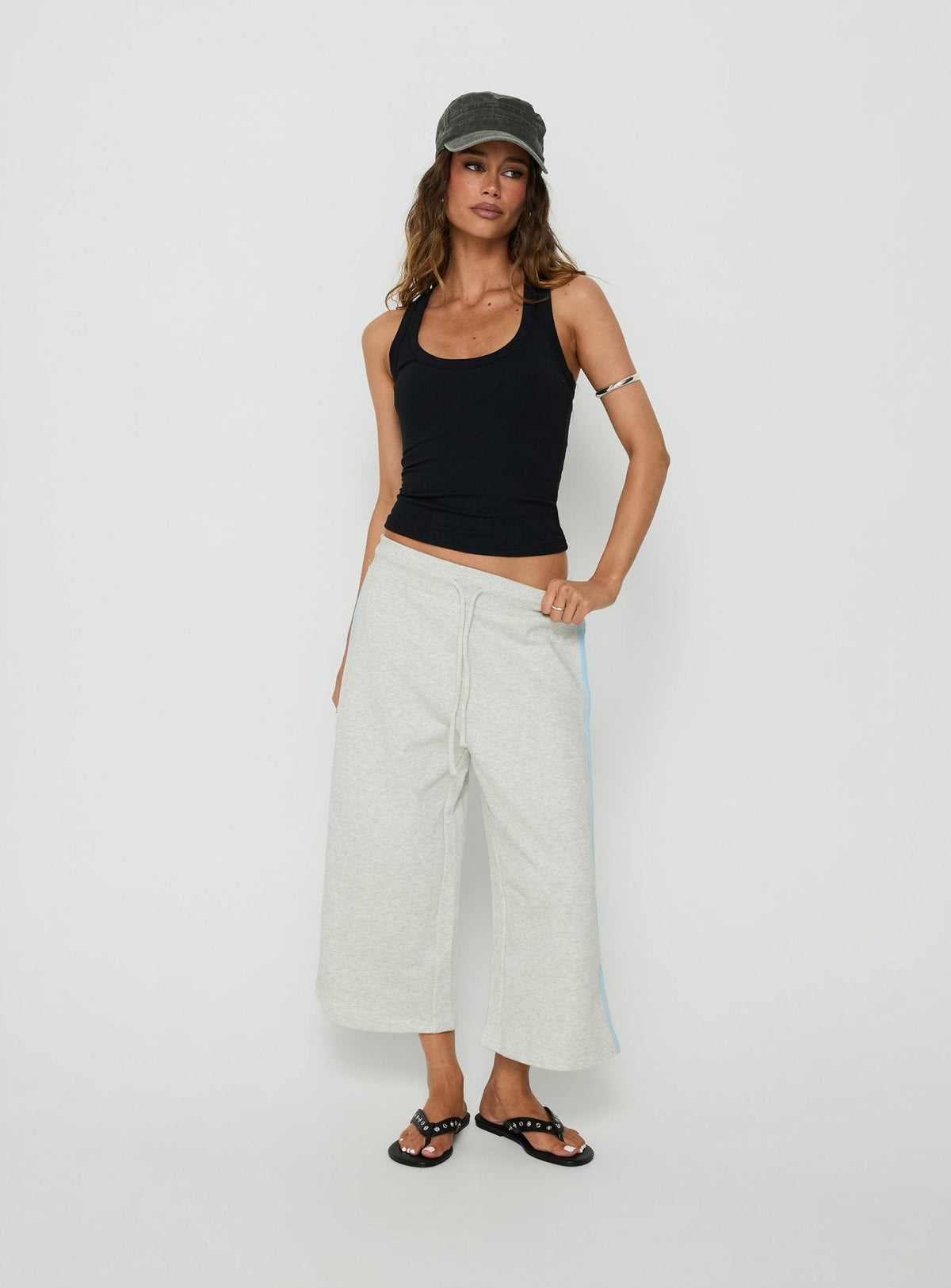 Dojo 3/4 Sweatpants Grey Marle