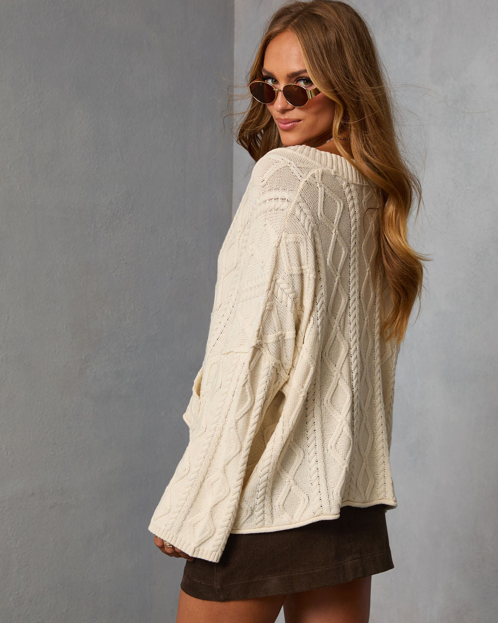 Ardina Cable Knit Cardigan