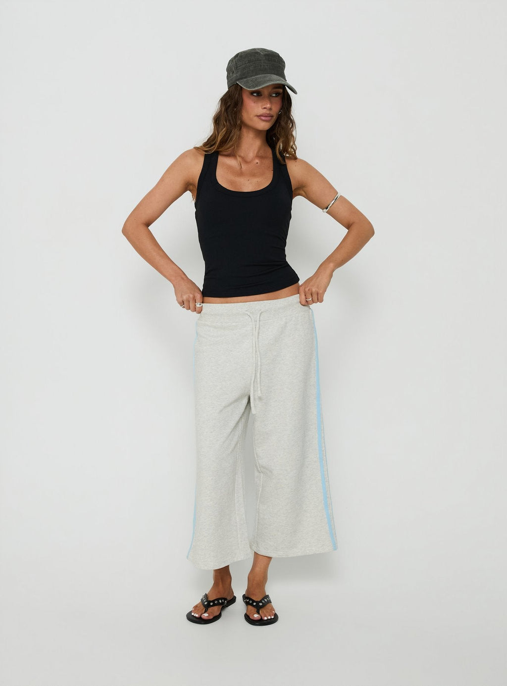 Dojo 3/4 Sweatpants Grey Marle