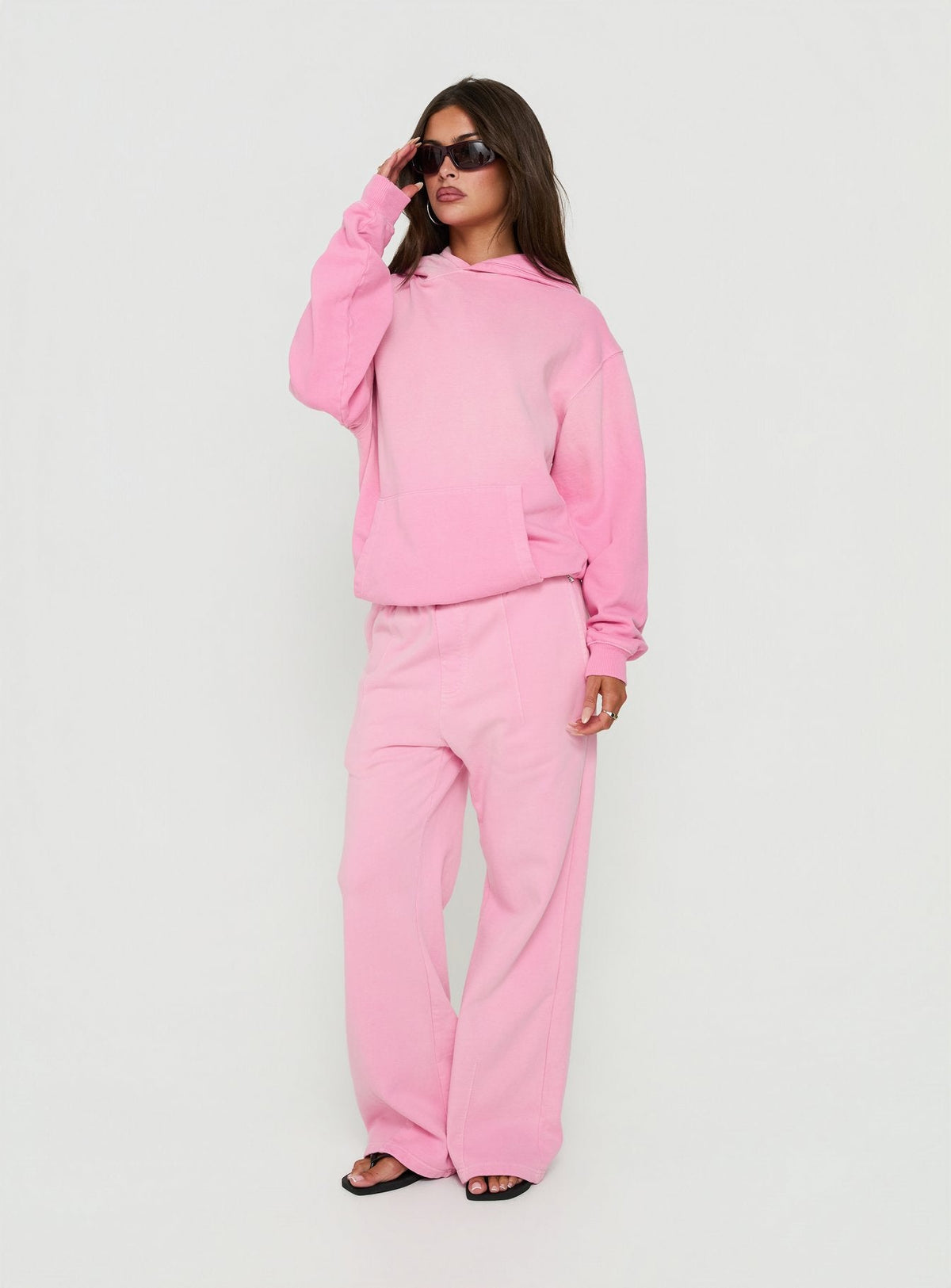 American Thrift Fleece Baggy Sweatpant Washed Pink