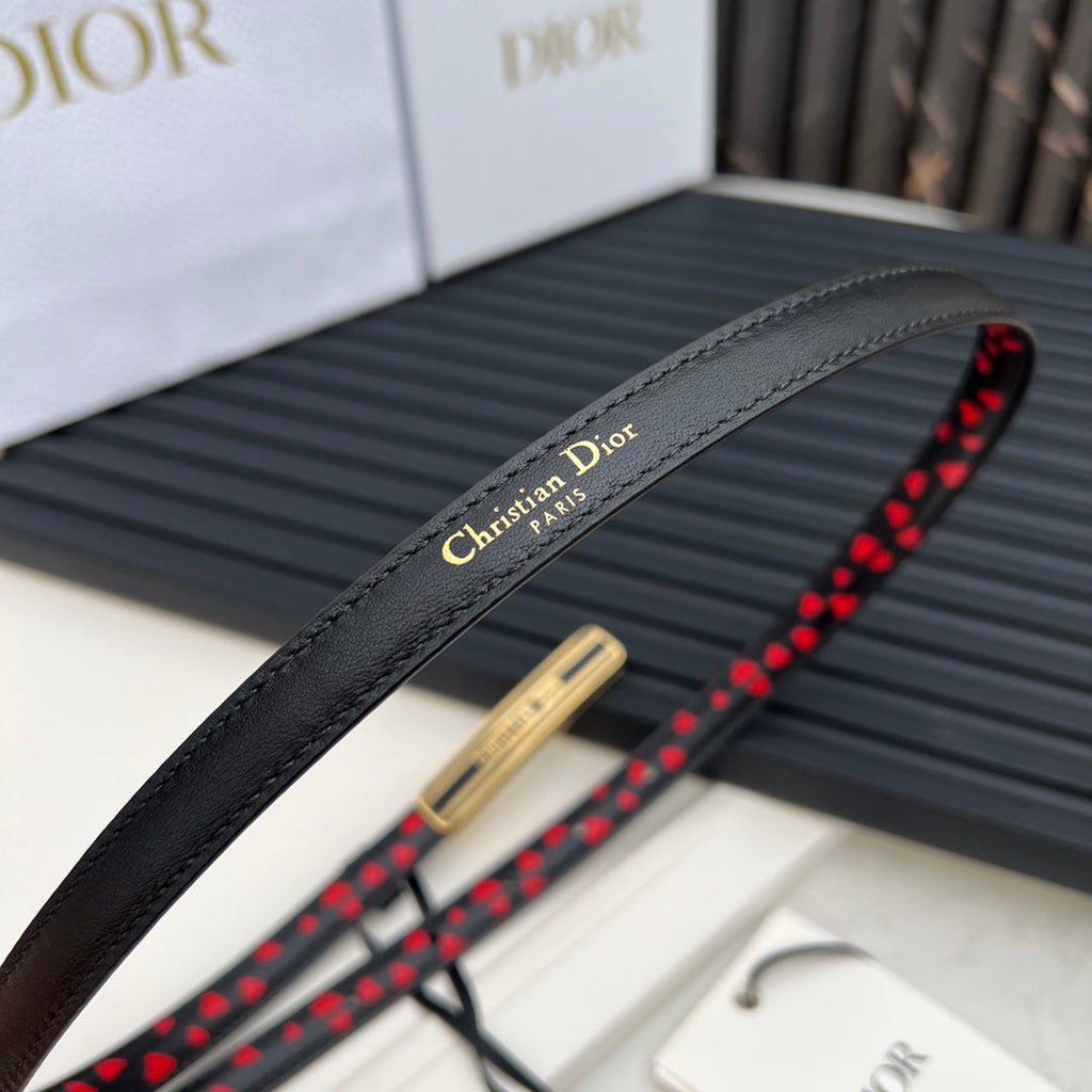 Dior 2026 ID Belt 15mm Smooth Calfskin