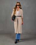 Loretta Knit Belted Longline Cardigan