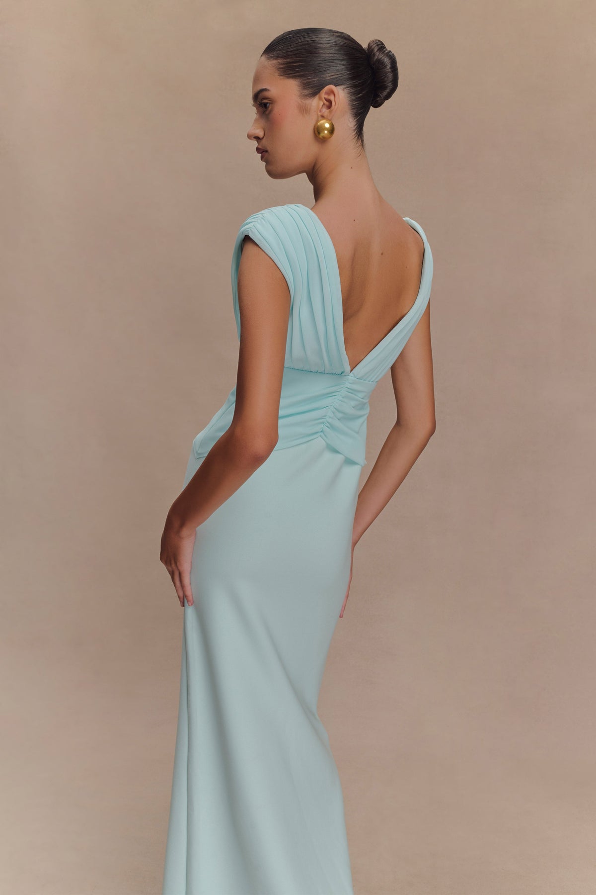 Monique Maxi Dress - Ice Blue