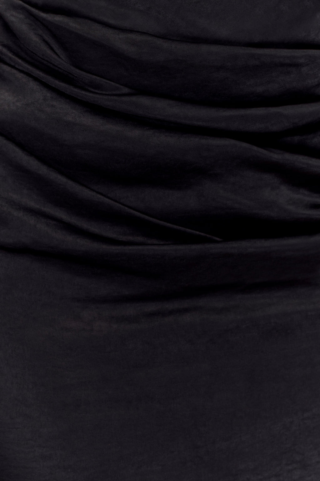 Dalia Off Shoulder Satin Maxi Dress - Black