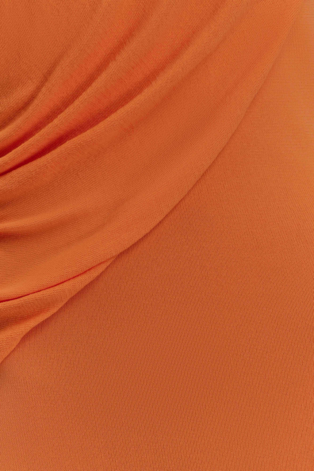 Elma Halter Knit Maxi Dress - Orange