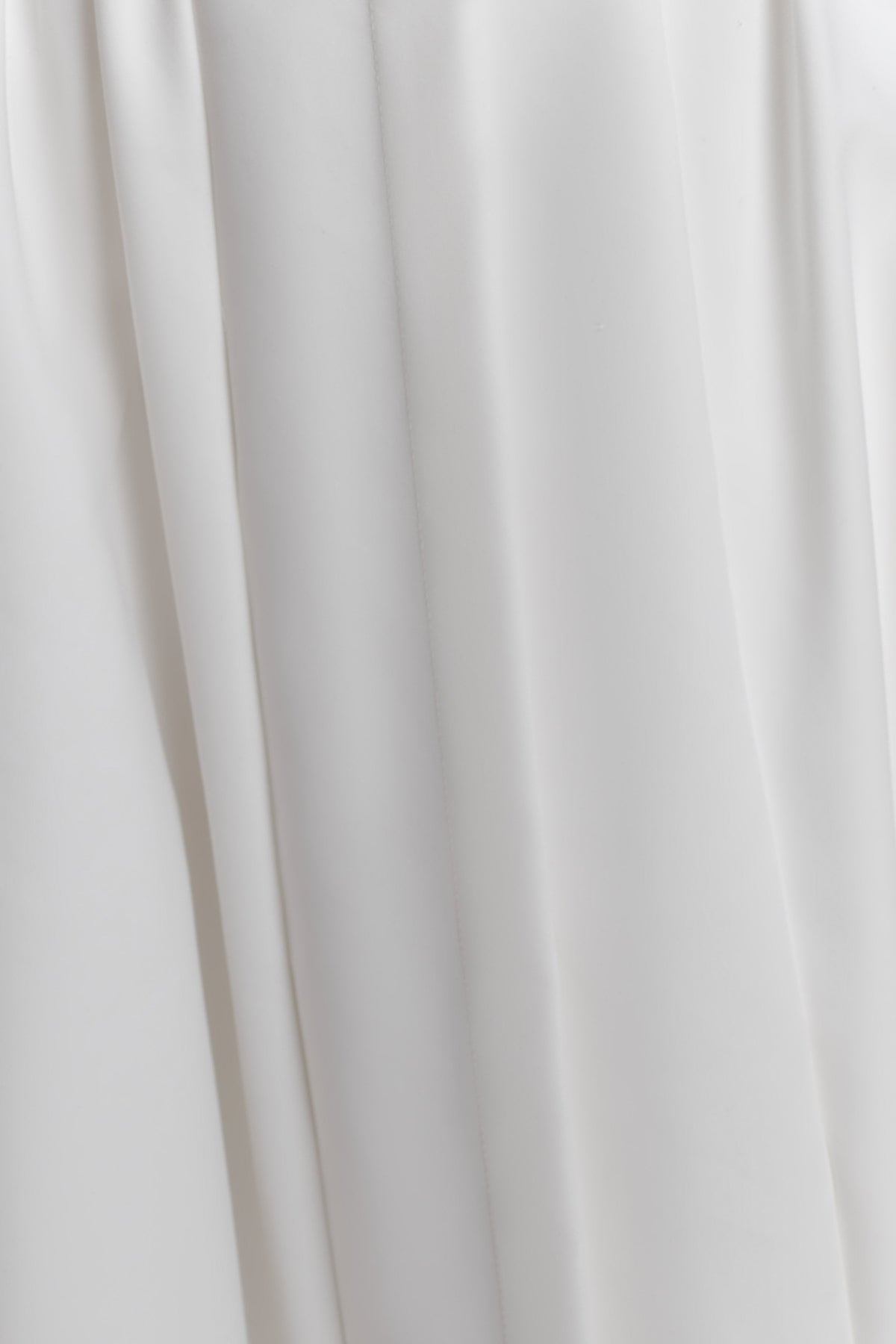 Monika Gathered Waist Cotton Midi Dress - White