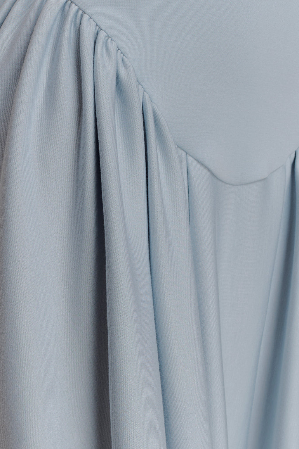 Angelina Scuba Halter Midi Dress - Pale Blue