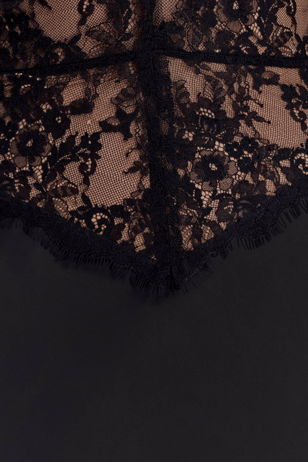 Sascha Lace And Satin Halter Maxi Dress - Black