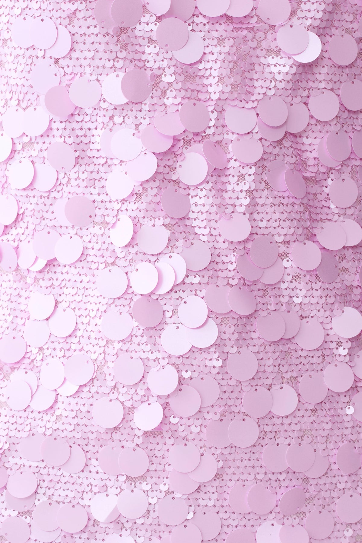 Caralee Sequin Halter Mini Dress - Pale Pink