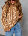 Homebody Season Abstract Sweater
