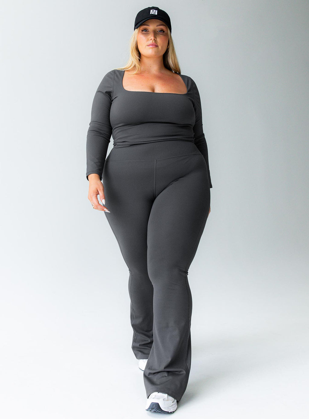 Integrity Activewear Yoga Pants Grey Curve