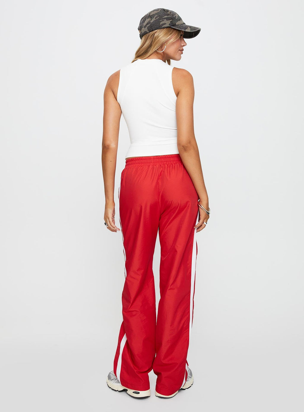 Keli Sweatpants Red / White