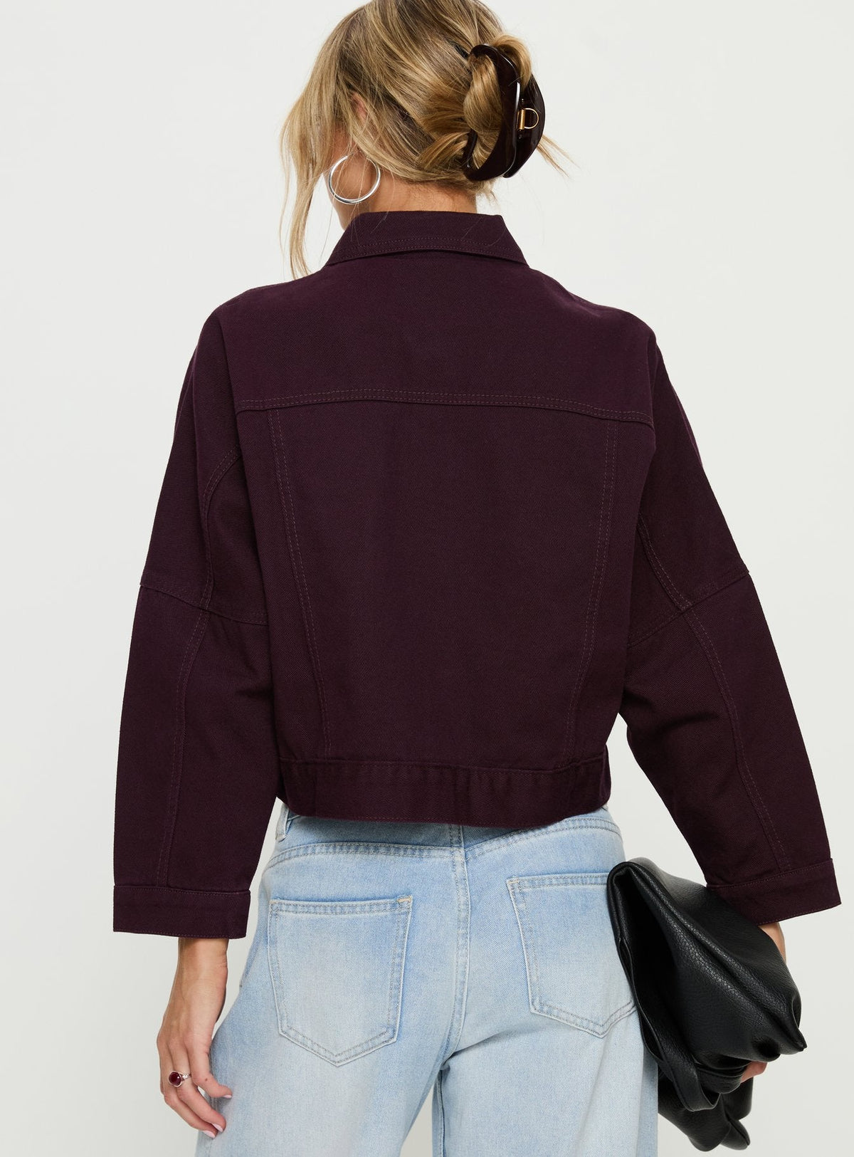 Hughes Denim Jacket Currant