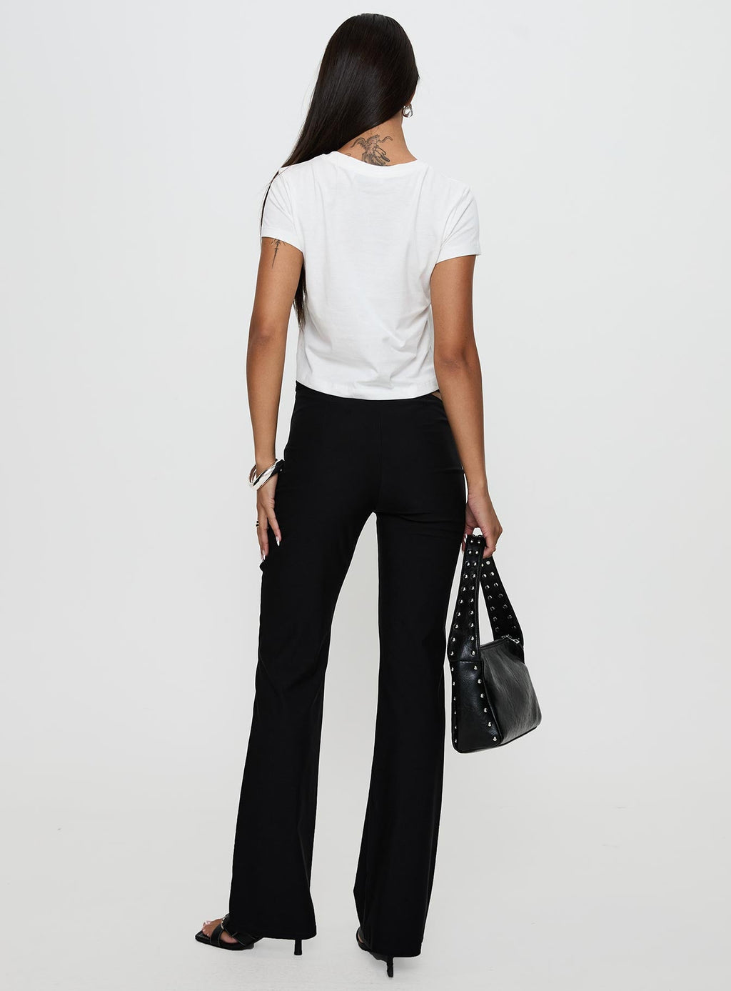 Eyes On You Flare Pants Black