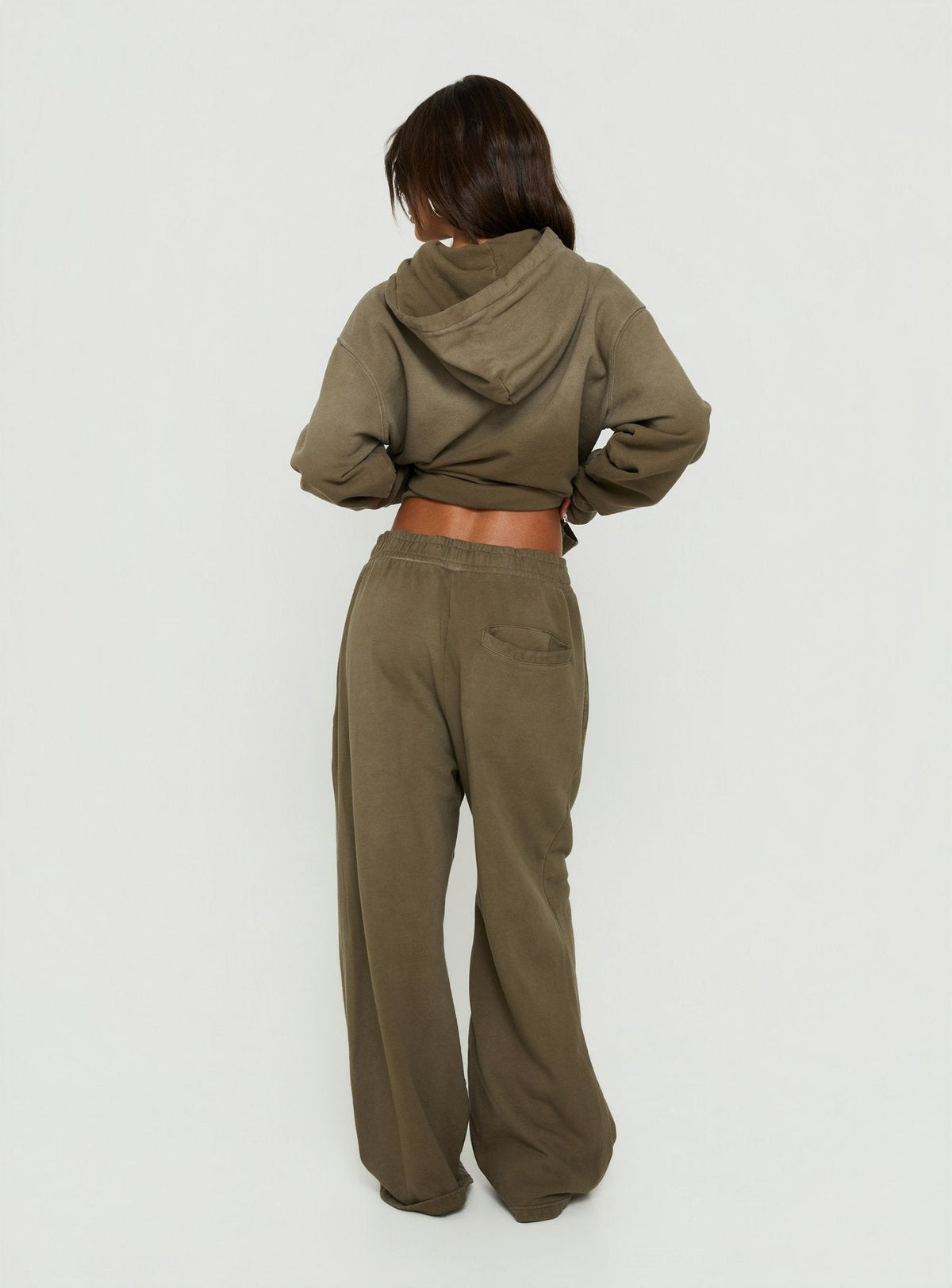 American Thrift Fleece Baggy Sweatpant Washed Olive