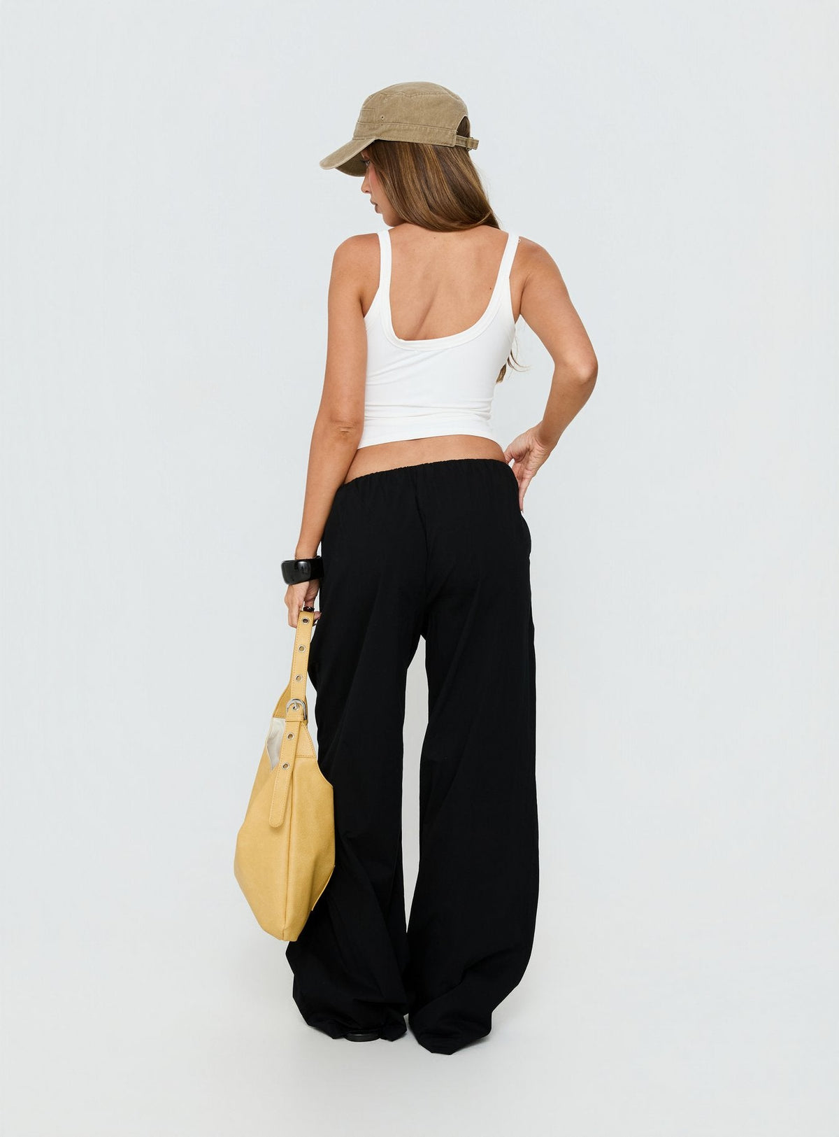 Lunea Concealed Waistband Pants Black Tall