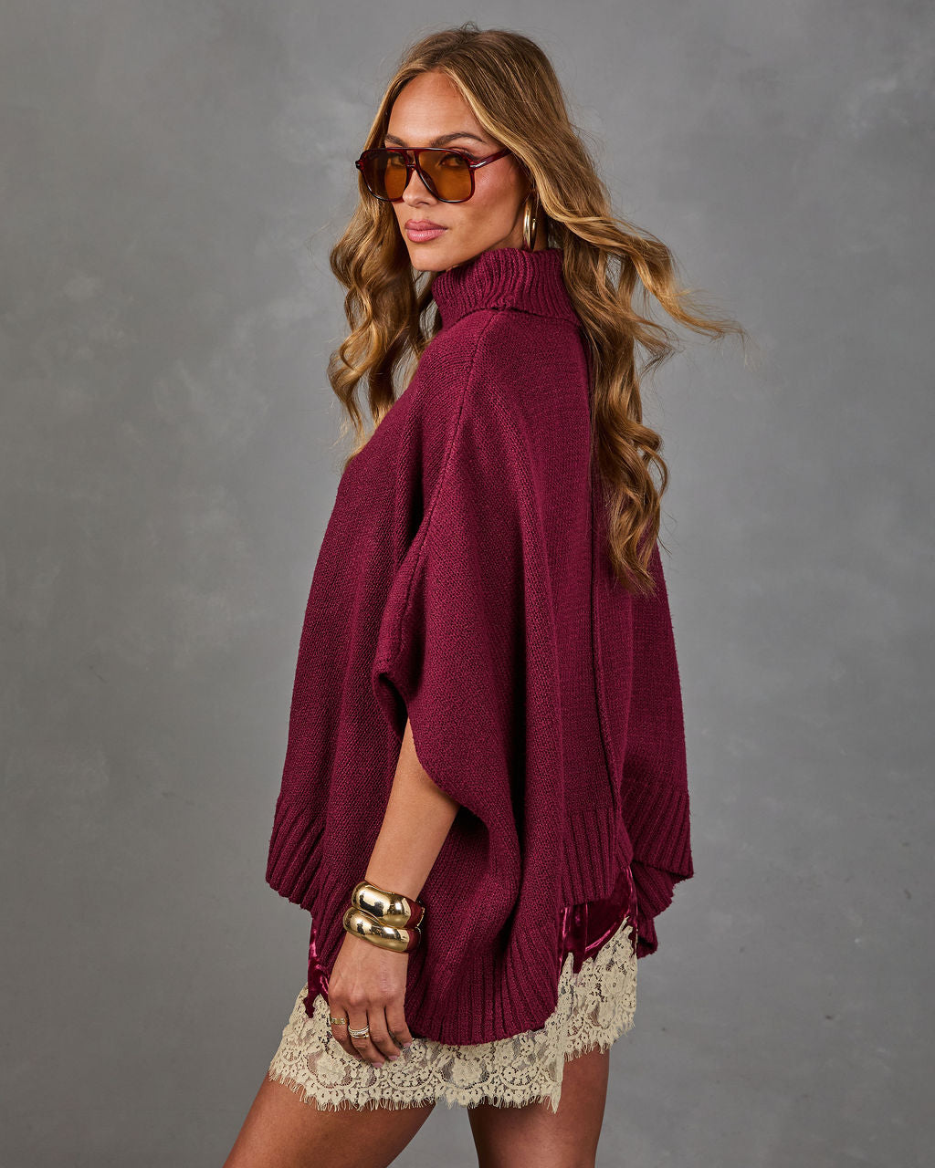 Marlenah Knit Turtleneck Sweater