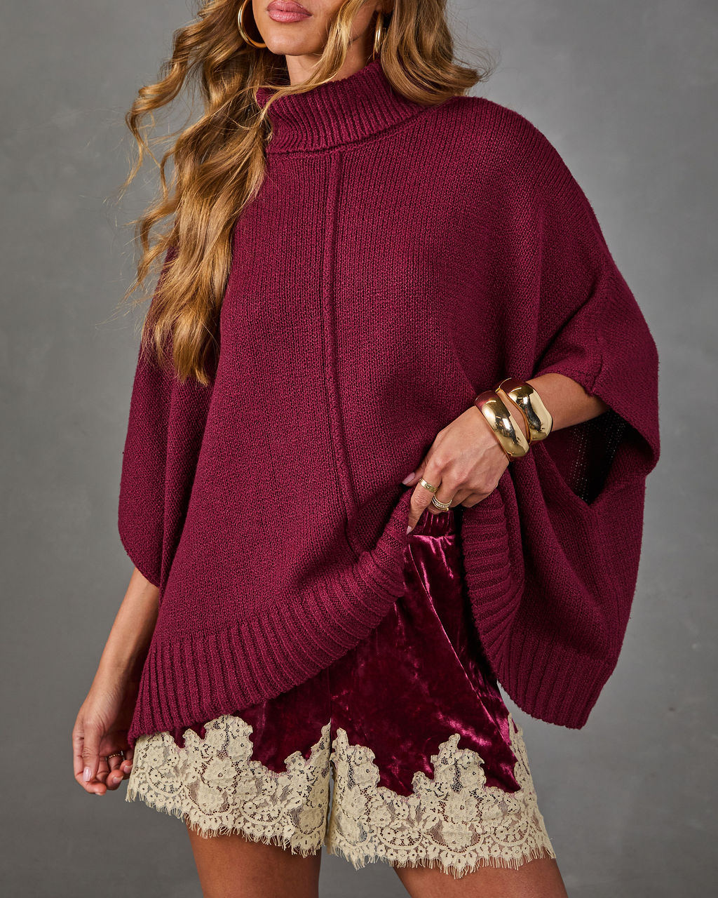 Marlenah Knit Turtleneck Sweater