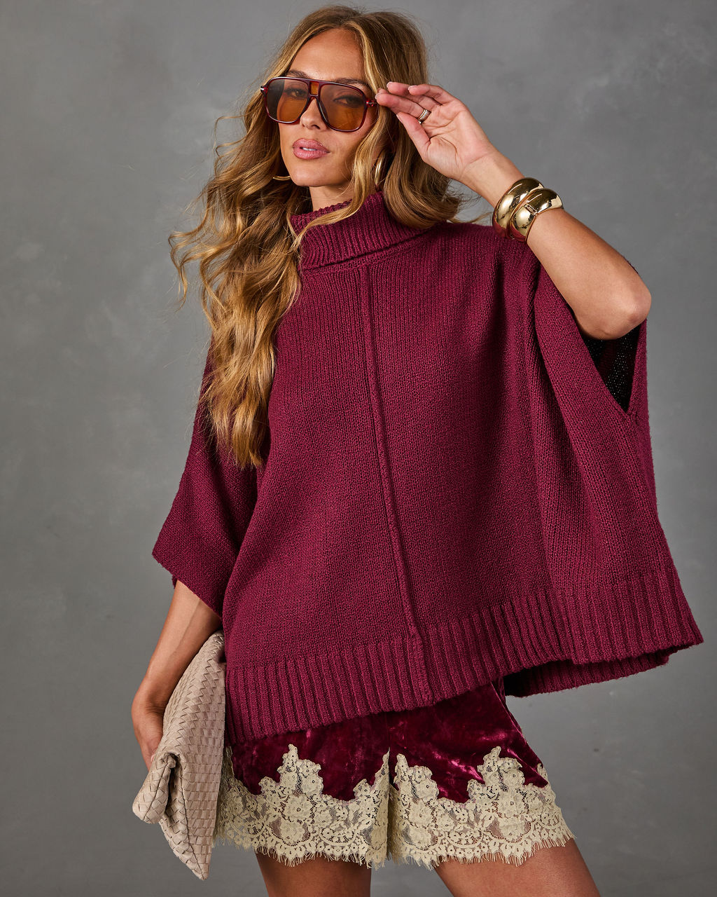 Marlenah Knit Turtleneck Sweater