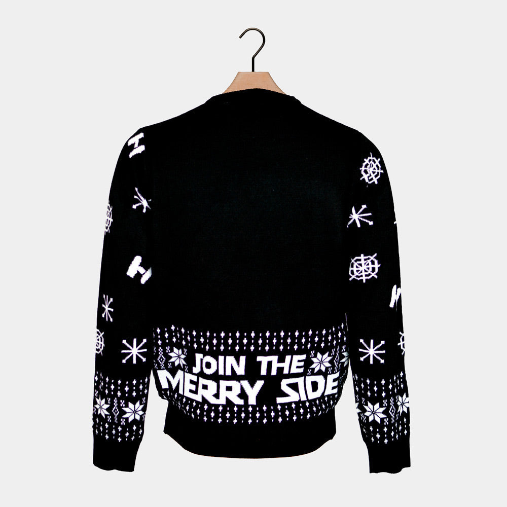 Womens Ugly Christmas Sweater Join The Merry Side