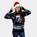 Womens Ugly Christmas Sweater Join The Merry Side
