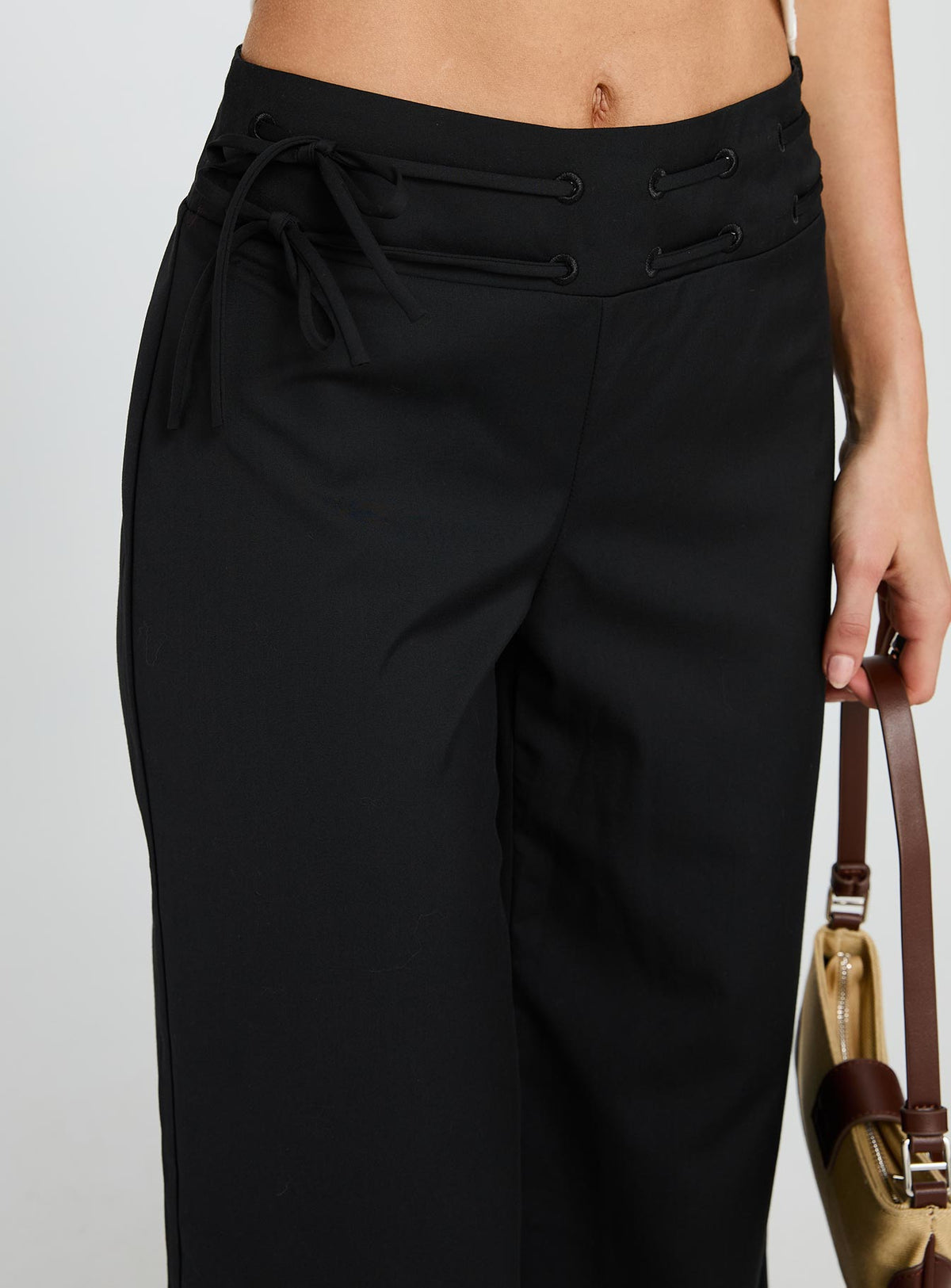 Just Have Fun Wide Leg Pant Black