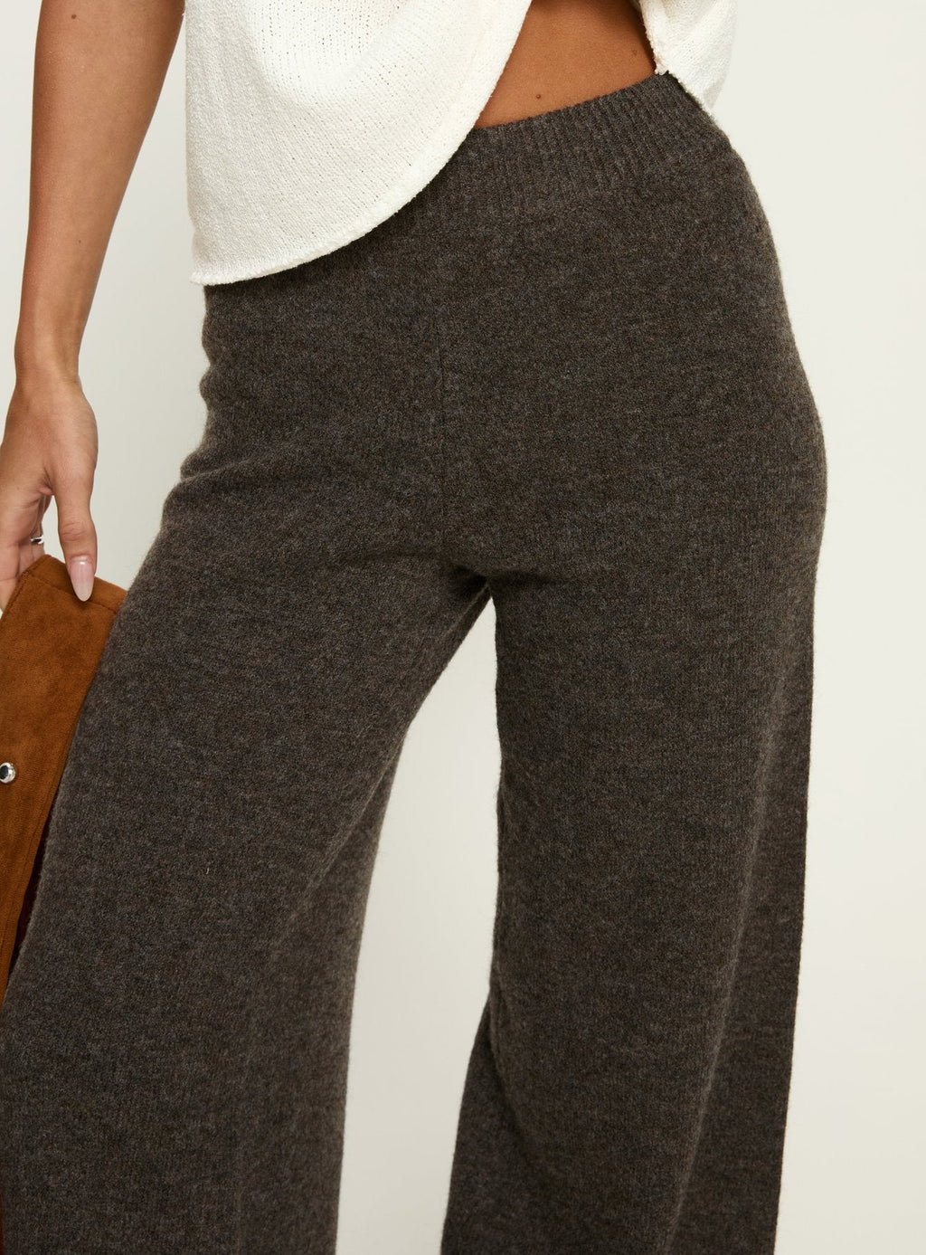 Karee Knit Pants Brown