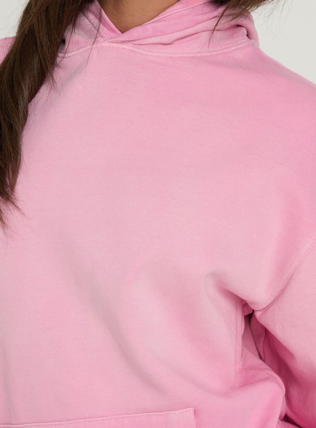 American Thrift Pullover Oversized Hoodie Washed Pink
