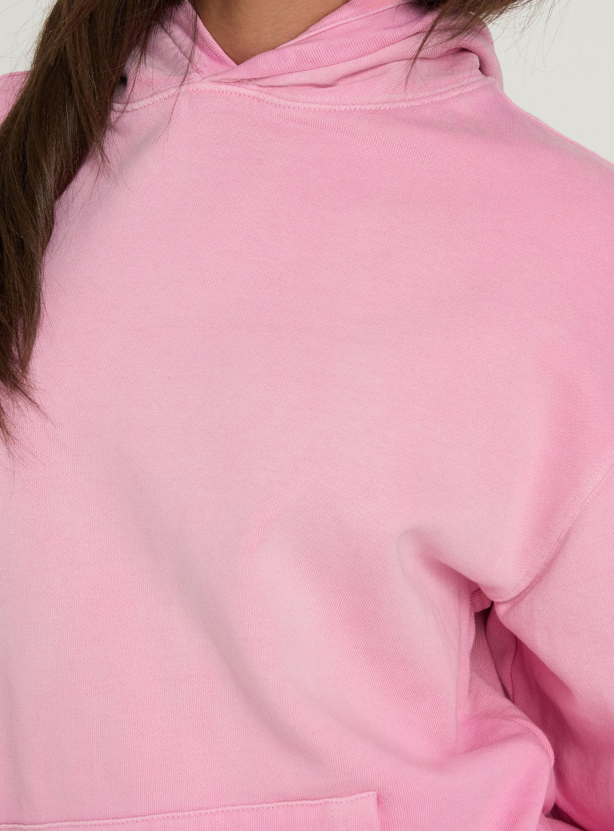 American Thrift Pullover Oversized Hoodie Washed Pink