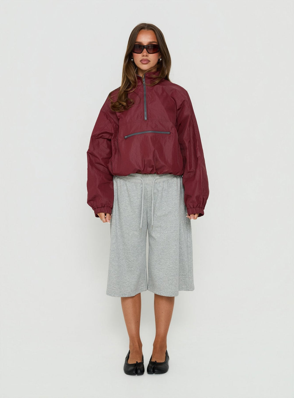 Ibiza Windbreaker Burgundy