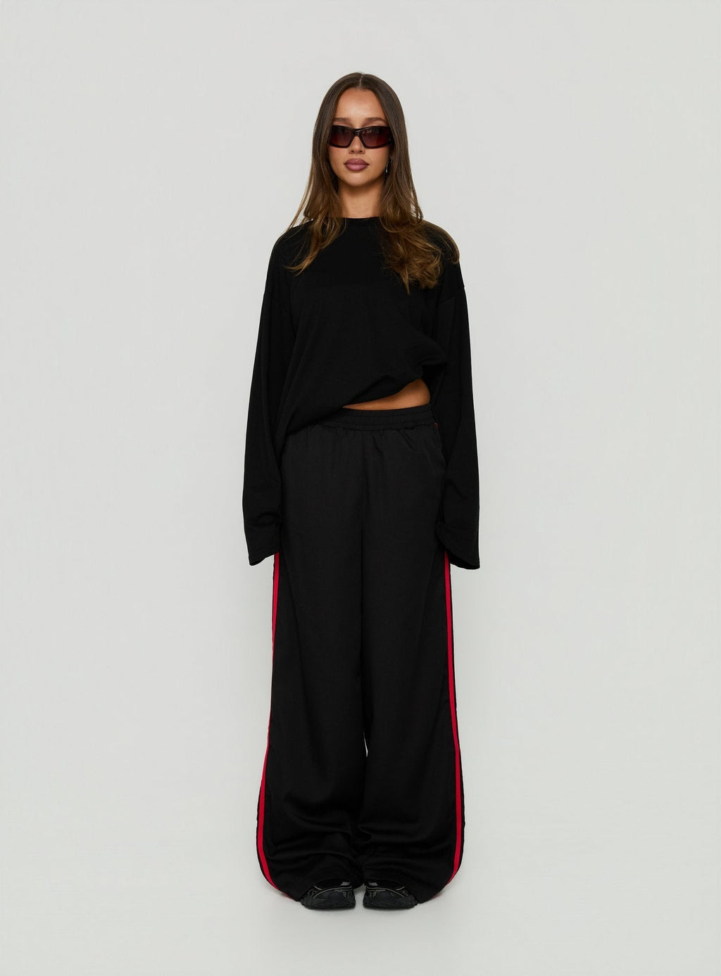 Fielder Sweatpants Black / Red