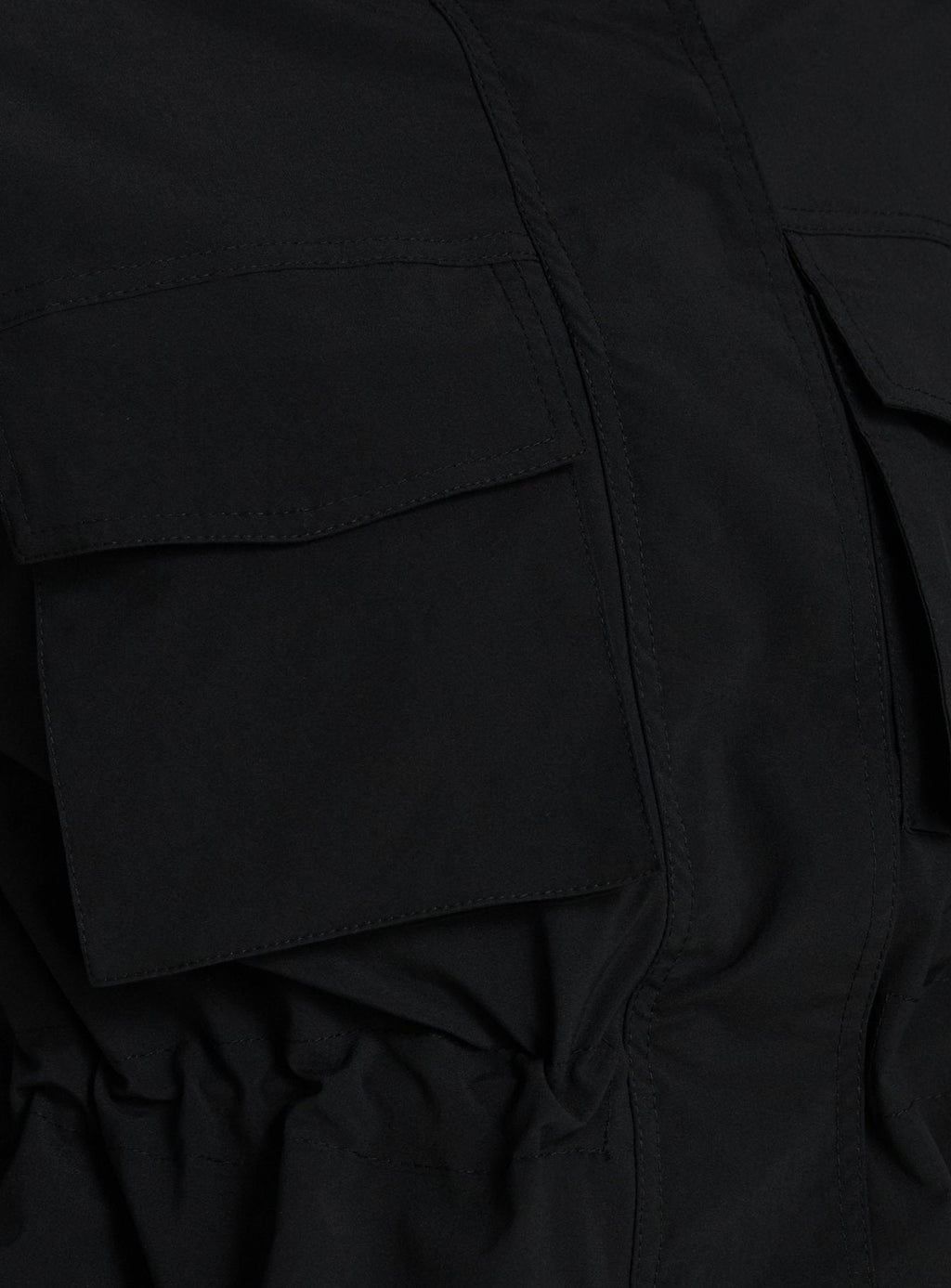 Annisa Funnel Neck Jacket Black