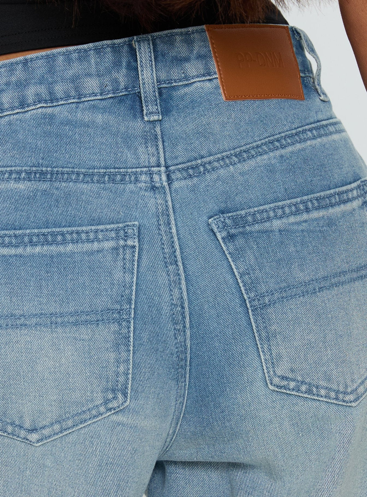 Naylor Mid Rise Wide Leg Jeans Light Wash Denim Light Blue Wash Tall