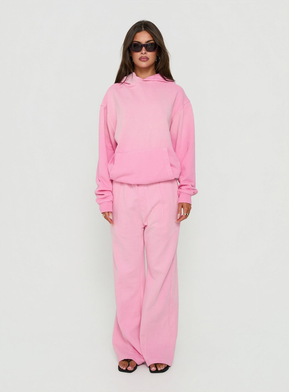 American Thrift Fleece Baggy Sweatpant Washed Pink