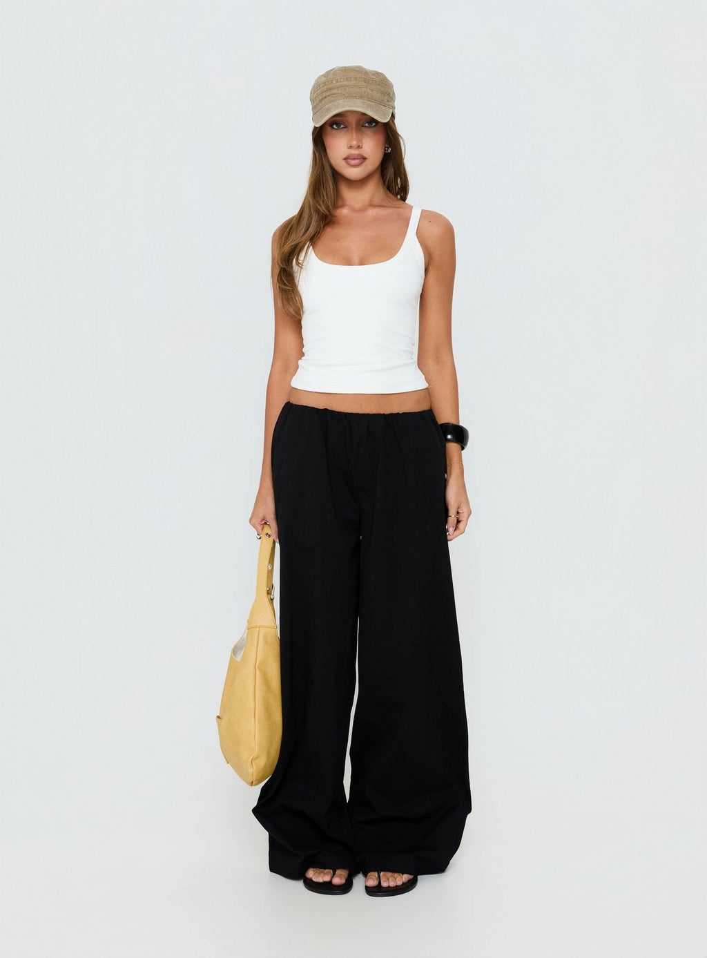 Lunea Concealed Waistband Pants Black Tall