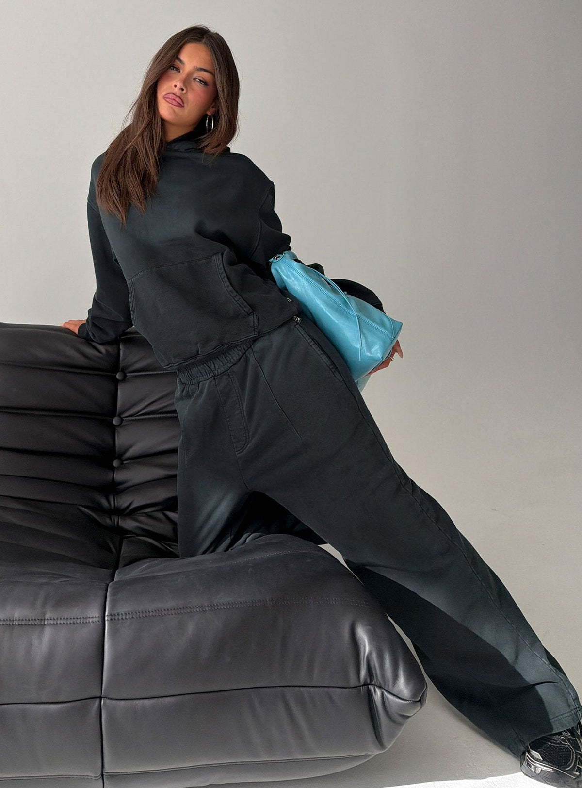 American Thrift Fleece Baggy Sweatpant Black