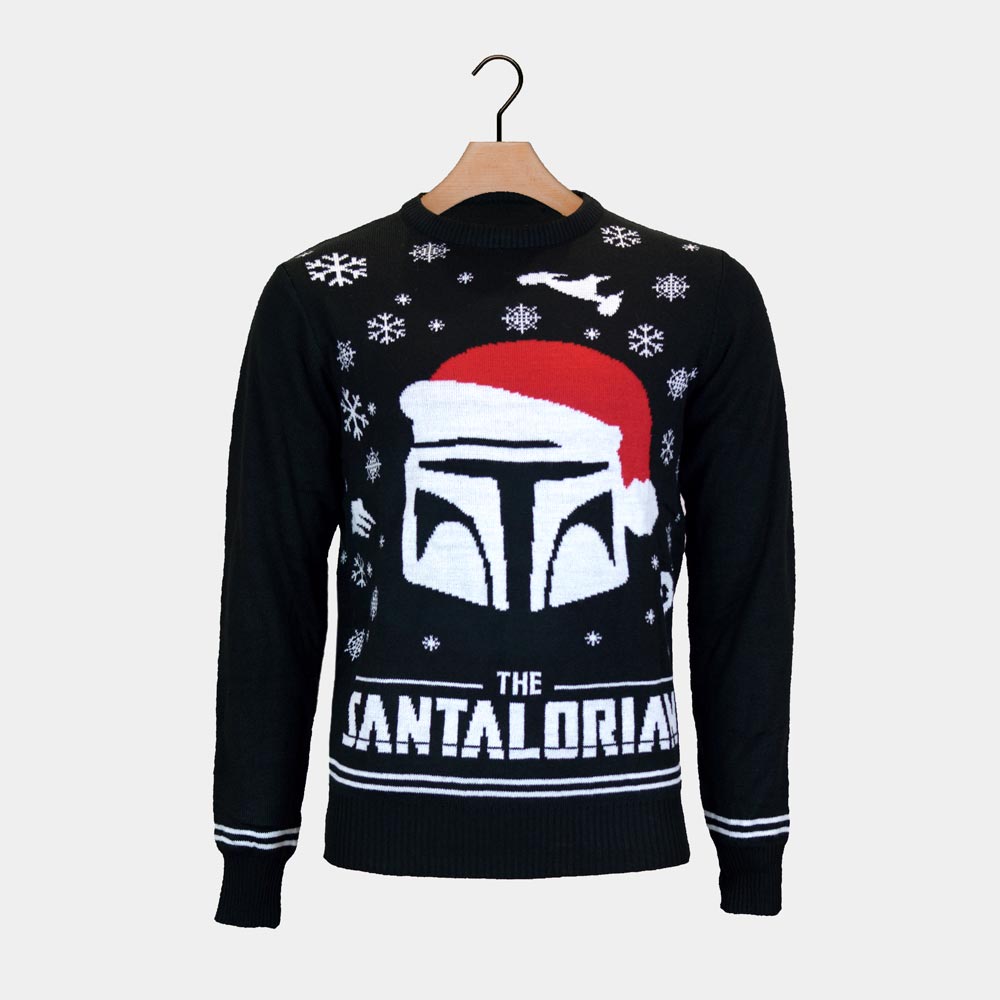 Womens Ugly Christmas Sweater The Santalorian