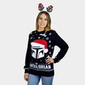 Womens Ugly Christmas Sweater The Santalorian