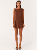 Ala Mini Dress - Chocolate