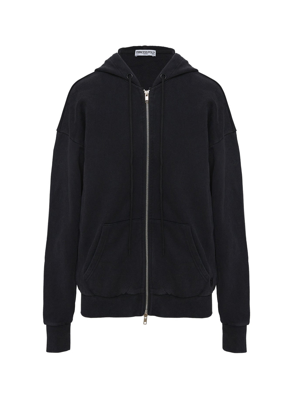 All Day Oversized Hoodie Washed Black