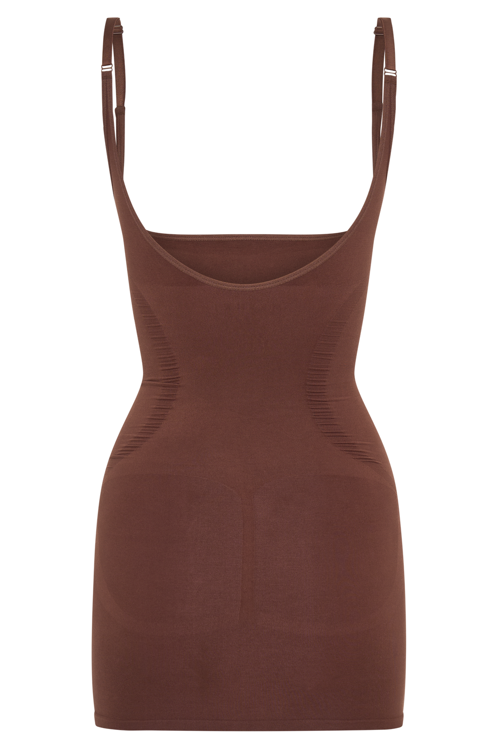 Jocelyn Backless Shapewear Mini Dress - Espresso