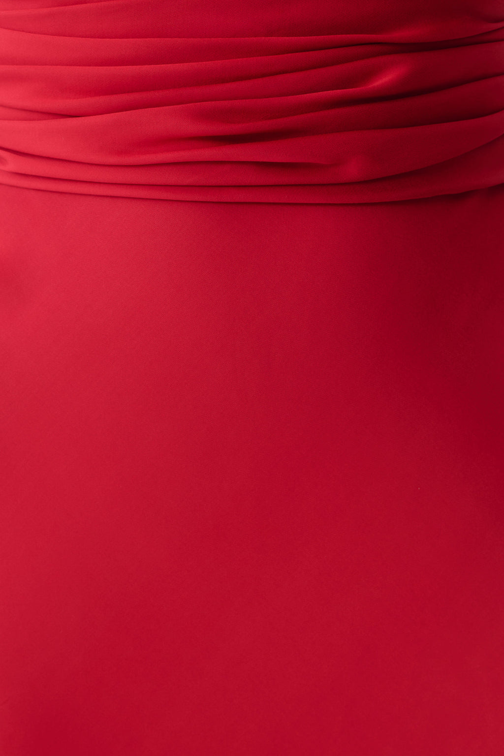 Destiny Cut Out Satin Maxi Dress - Red