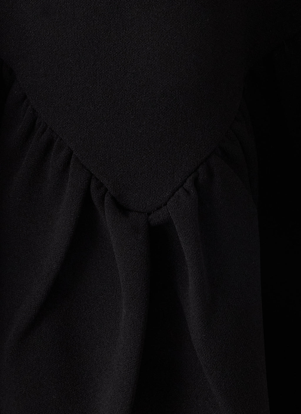 Dark Bloom Mini Dress - Black
