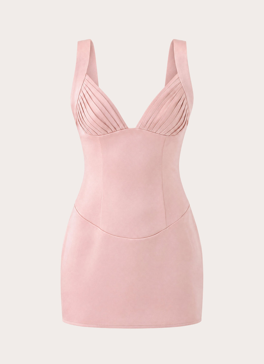 Elysa Mini Dress - Soft Pink