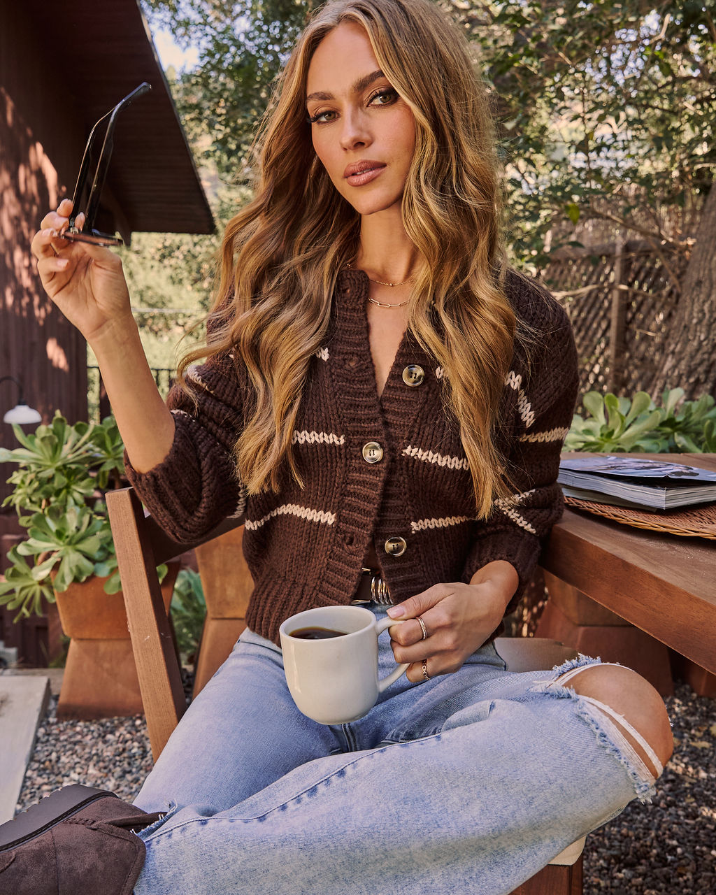 Clement Button Down Cardigan